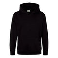 Felpa Kids Organic Hoodie nero / XXS - personalizzabile con logo