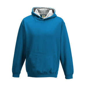 Felpa Kids Varsity Hoodie azzurro / XS - personalizzabile con logo