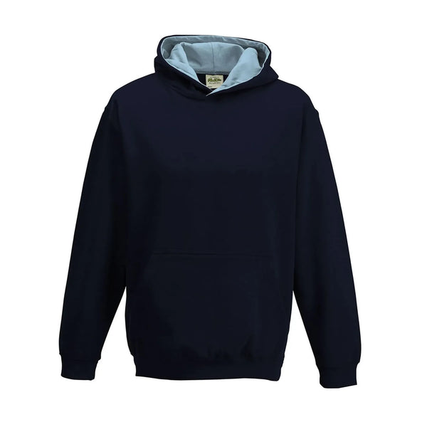 Felpa Kids Varsity Hoodie blu / XS - personalizzabile con logo