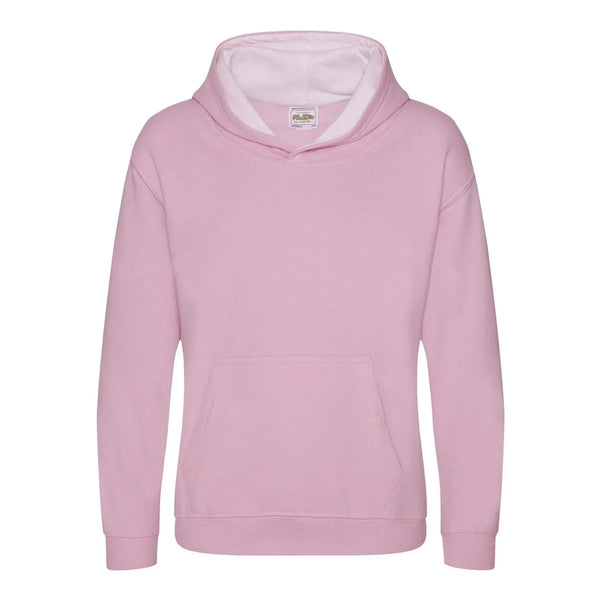 Felpa Kids Varsity Hoodie rosa / XS - personalizzabile con logo