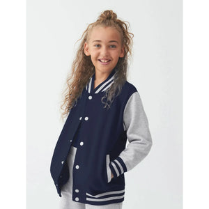 Felpa Kids Varsity Jacket - personalizzabile con logo