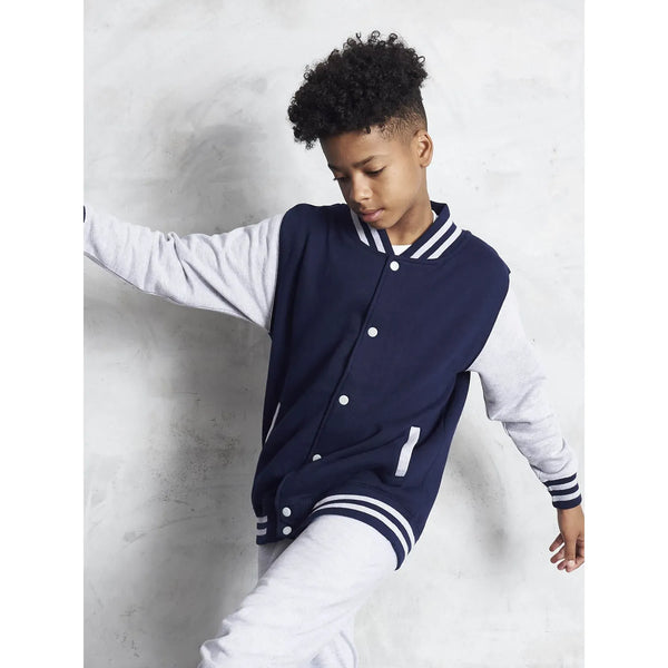 Felpa Kids Varsity Jacket - personalizzabile con logo