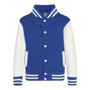 Felpa Kids Varsity Jacket royal / XS - personalizzabile con logo