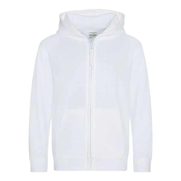 Felpa Kids Zoodie bianco / XS - personalizzabile con logo