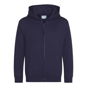 Felpa Kids Zoodie blu / XS - personalizzabile con logo
