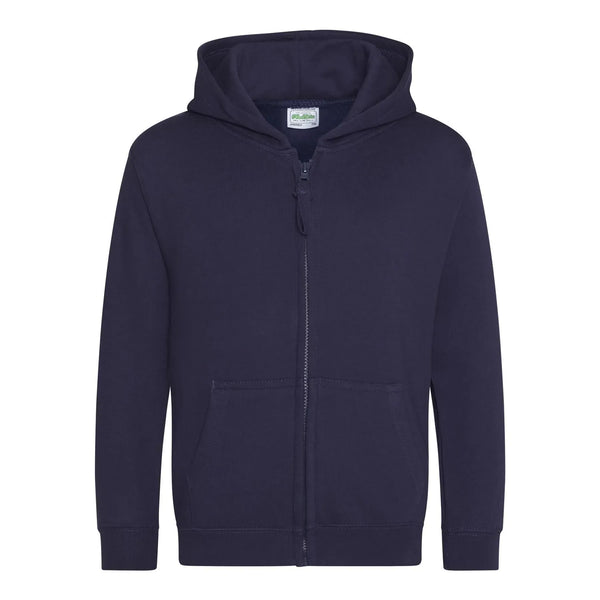 Felpa Kids Zoodie blu / XS - personalizzabile con logo