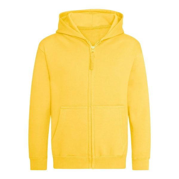 Felpa Kids Zoodie giallo / XS - personalizzabile con logo