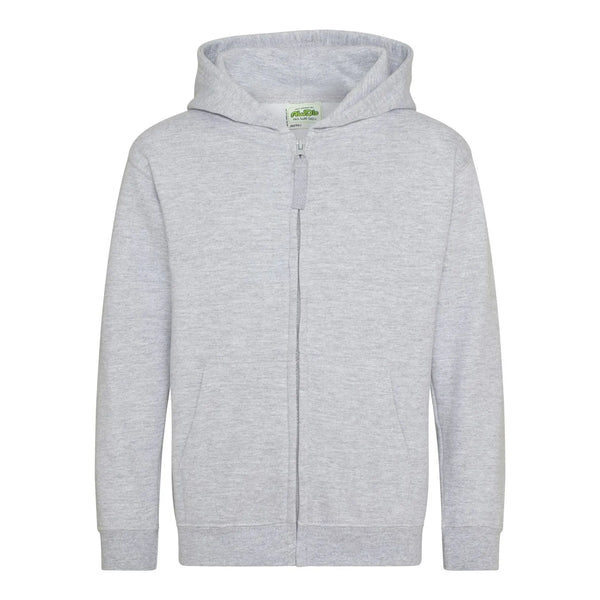 Felpa Kids Zoodie grigio / XS - personalizzabile con logo