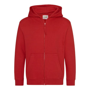 Felpa Kids Zoodie rosso / XS - personalizzabile con logo