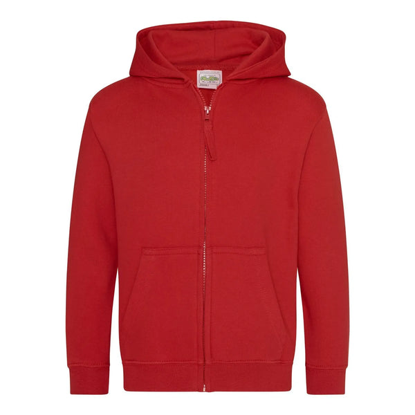 Felpa Kids Zoodie rosso / XS - personalizzabile con logo