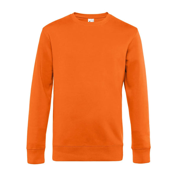 Felpa KING Crew Neck arancione / XS - personalizzabile con logo