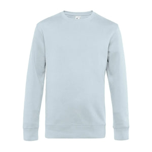 Felpa KING Crew Neck azzurro / XS - personalizzabile con logo