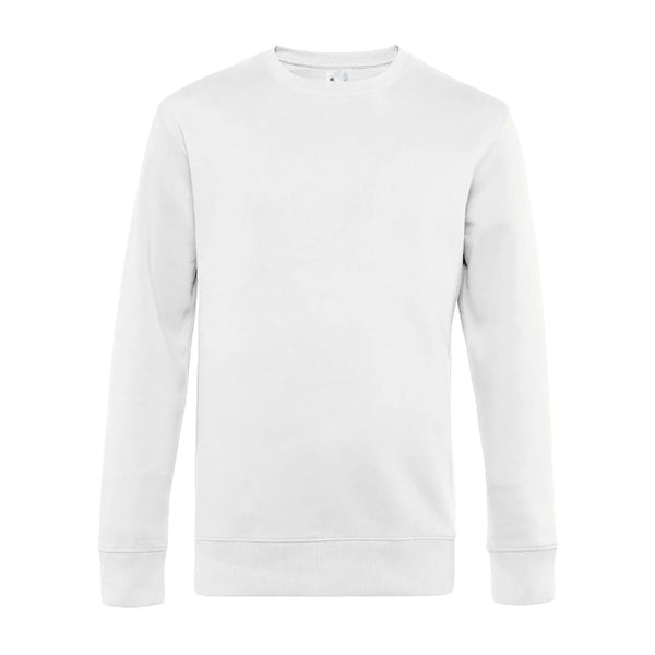 Felpa KING Crew Neck bianco / XS - personalizzabile con logo