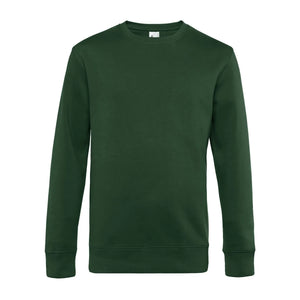 Felpa KING Crew Neck bottle green / XS - personalizzabile con logo