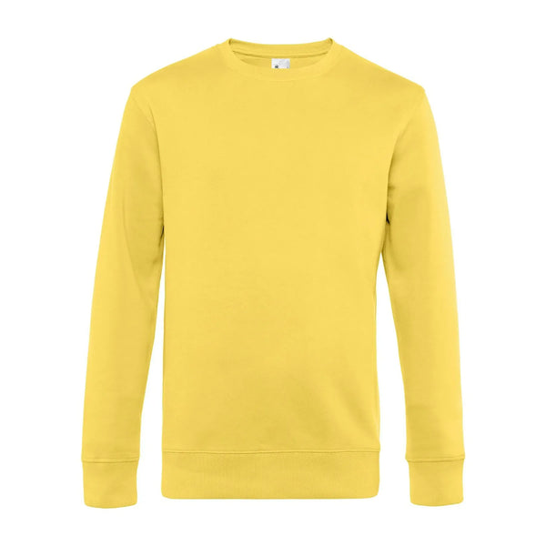 Felpa KING Crew Neck giallo / XS - personalizzabile con logo