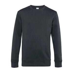 Felpa KING Crew Neck grigio / XS - personalizzabile con logo