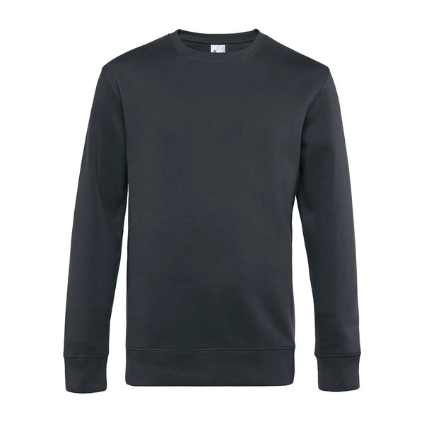 Felpa KING Crew Neck grigio / XS - personalizzabile con logo