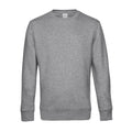 Felpa KING Crew Neck heather grey / XS - personalizzabile con logo