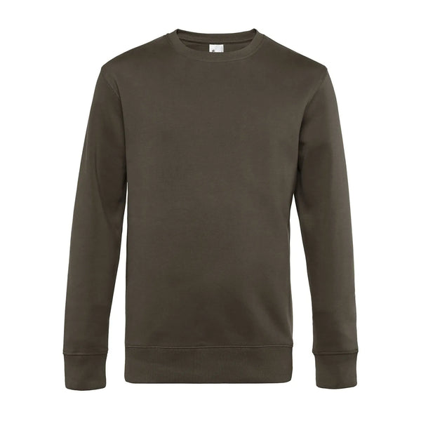 Felpa KING Crew Neck khaki / XS - personalizzabile con logo