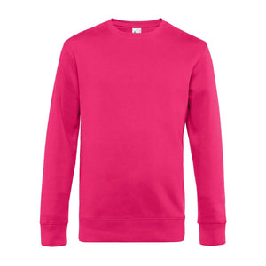 Felpa KING Crew Neck magenta pink / XS - personalizzabile con logo