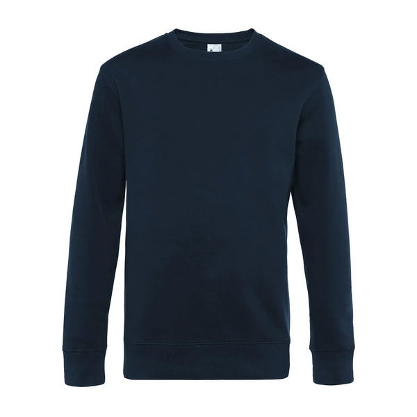 Felpa KING Crew Neck navy blue / XS - personalizzabile con logo