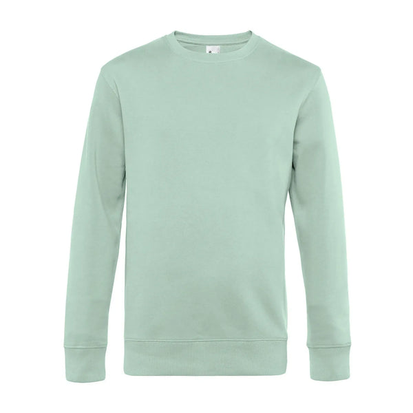 Felpa KING Crew Neck verde / XS - personalizzabile con logo