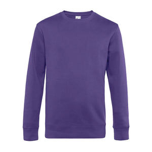 Felpa KING Crew Neck viola / XS - personalizzabile con logo