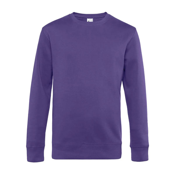 Felpa KING Crew Neck viola / XS - personalizzabile con logo