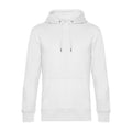 Felpa KING Hooded bianco / XS - personalizzabile con logo