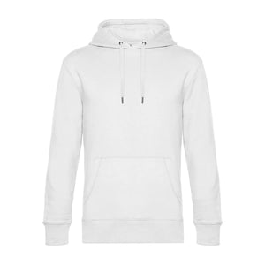 Felpa KING Hooded bianco / XS - personalizzabile con logo