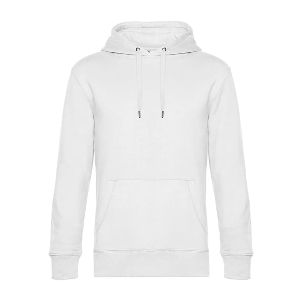 Felpa KING Hooded bianco / XS - personalizzabile con logo