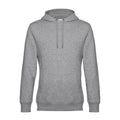 Felpa KING Hooded heather grey / XS - personalizzabile con logo