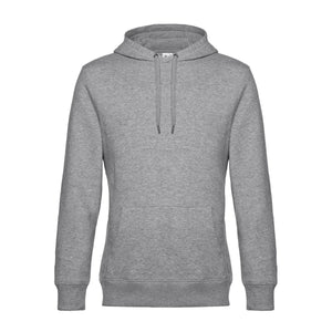 Felpa KING Hooded heather grey / XS - personalizzabile con logo