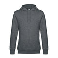 Felpa KING Hooded heather mid grey / XS - personalizzabile con logo
