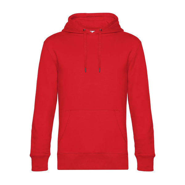 Felpa KING Hooded rosso / XS - personalizzabile con logo