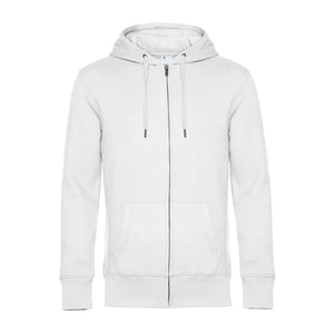 Felpa KING Zipped Hood bianco / XS - personalizzabile con logo