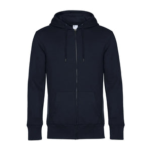Felpa KING Zipped Hood blu / XS - personalizzabile con logo