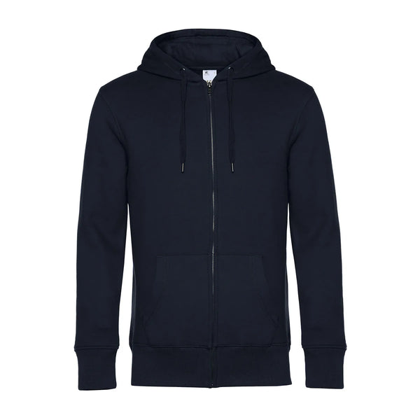 Felpa KING Zipped Hood blu / XS - personalizzabile con logo