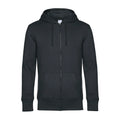 Felpa KING Zipped Hood grigio / XS - personalizzabile con logo
