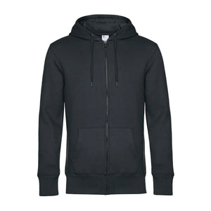 Felpa KING Zipped Hood grigio / XS - personalizzabile con logo