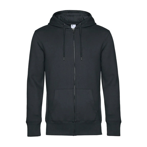 Felpa KING Zipped Hood grigio / XS - personalizzabile con logo