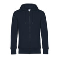 Felpa KING Zipped Hood navy blue / XS - personalizzabile con logo