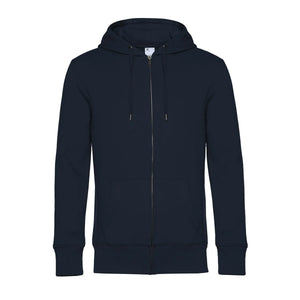 Felpa KING Zipped Hood navy blue / XS - personalizzabile con logo