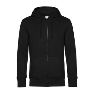 Felpa KING Zipped Hood nero / XS - personalizzabile con logo