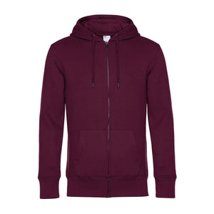 Felpa KING Zipped Hood rosa / XS - personalizzabile con logo