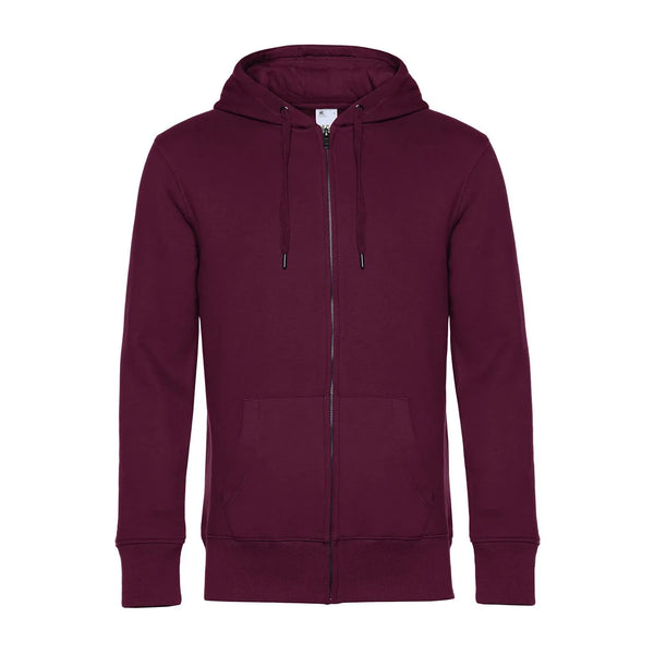 Felpa KING Zipped Hood rosa / XS - personalizzabile con logo