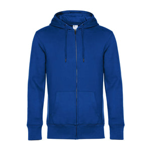 Felpa KING Zipped Hood royal / XS - personalizzabile con logo