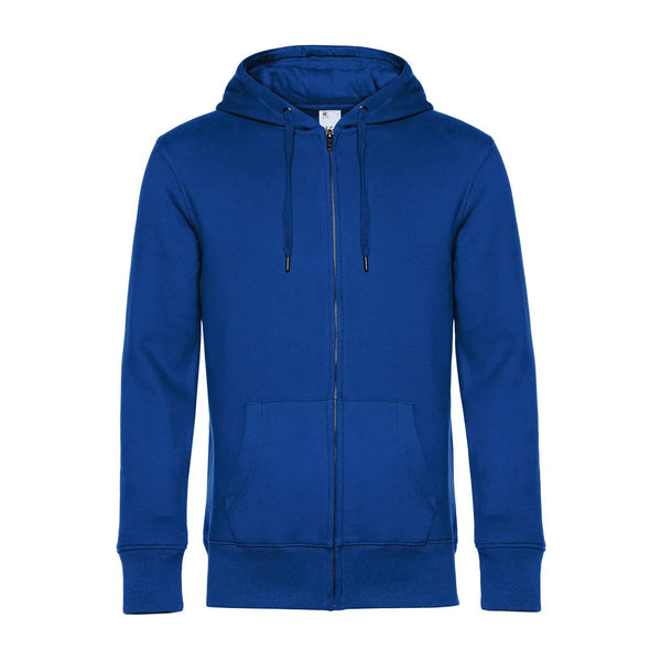 Felpa KING Zipped Hood royal / XS - personalizzabile con logo