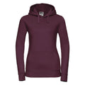 Felpa Ladies Authentic bordeaux / XS - personalizzabile con logo