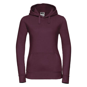 Felpa Ladies Authentic bordeaux / XS - personalizzabile con logo